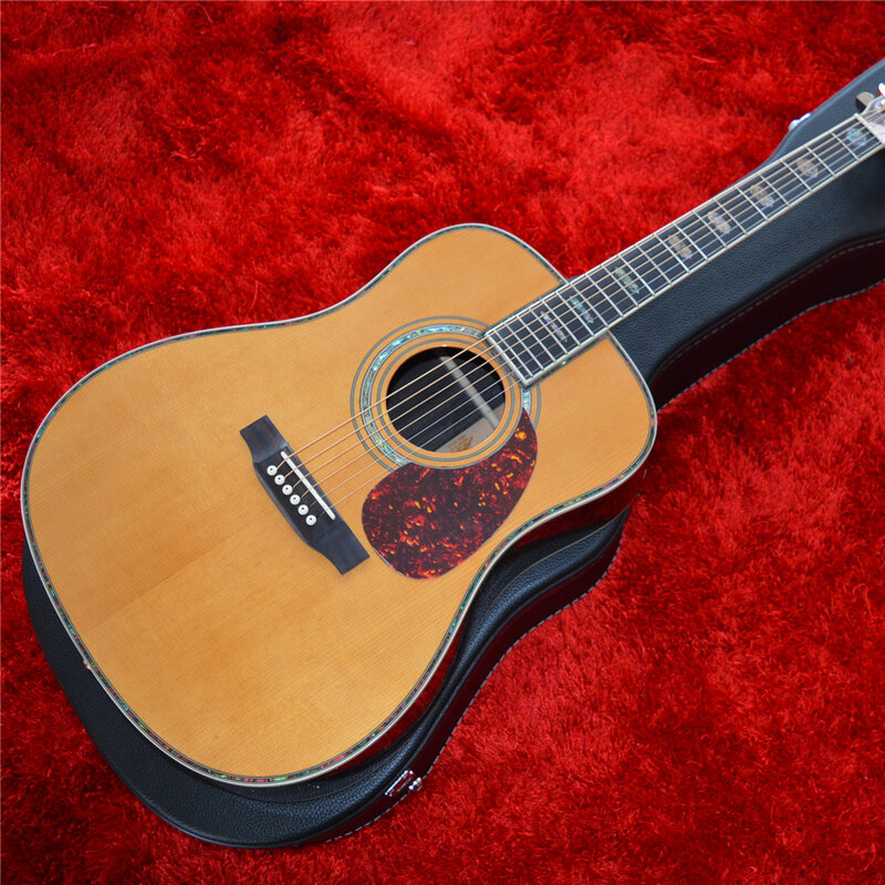 Solid Cedar Top Acoustic Guitar 41 Inch D Model Rosewood Body Electric Guitar