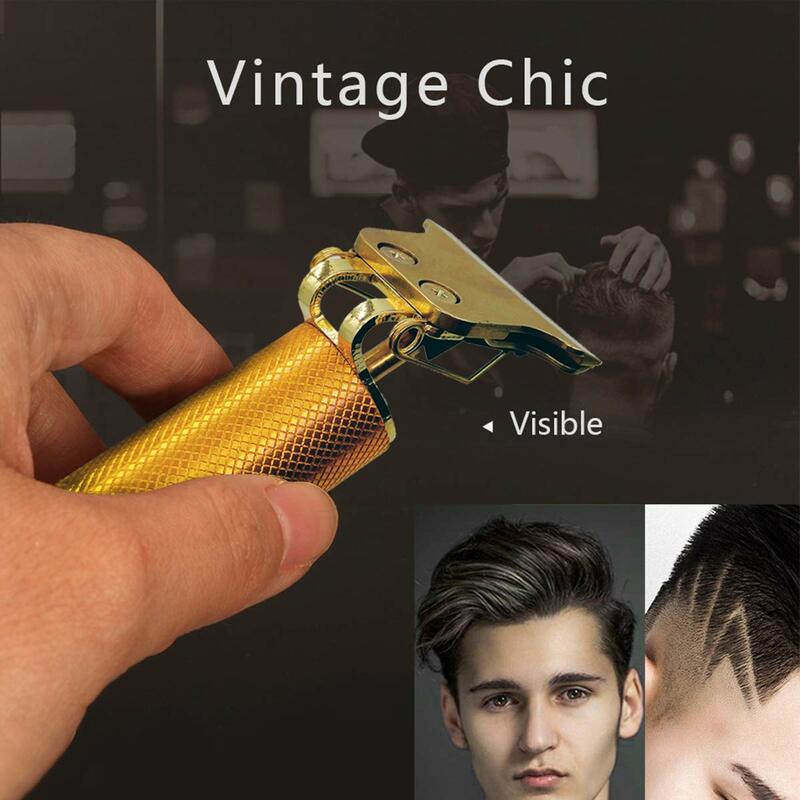 Cortadora de pelo Vintage T9 para hombre, afeitadora Profesional para peluquero, máquina de corte Profesional para perros