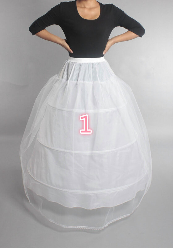 Vestido de graduación para novia, falda de aro antideslizante, enagua de boda, falda interior de crinolina