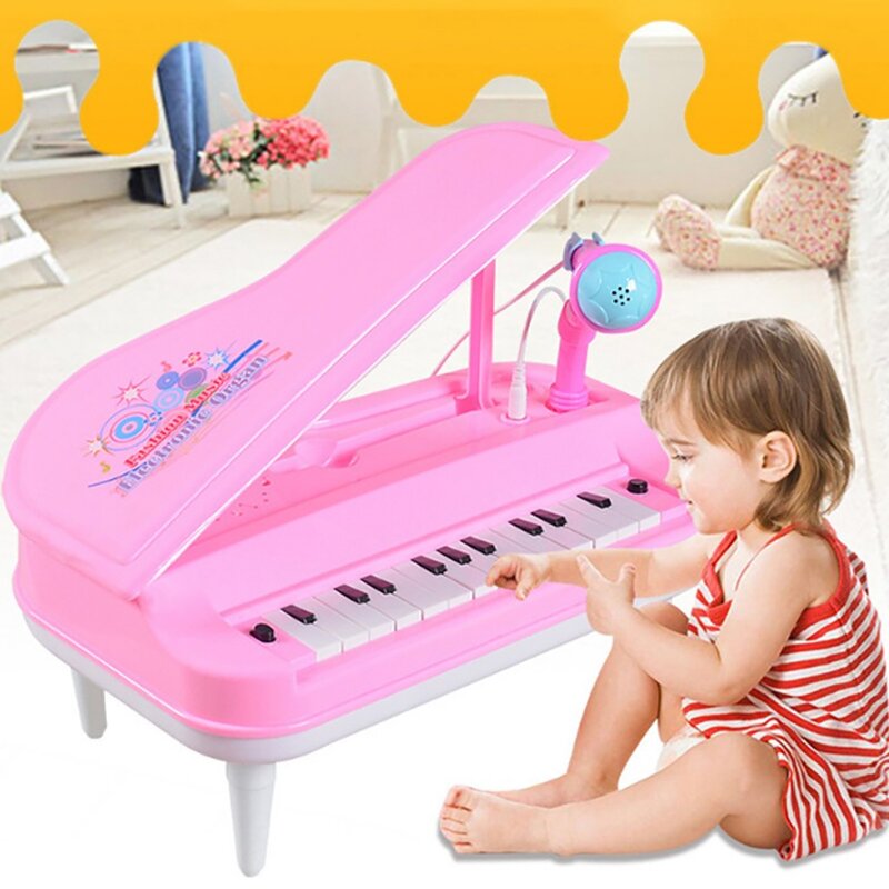 Multifuncional Electronic Music Toy para Crianças, Teclado Piano Infantil, Brinquedos Educativos, Jogos de Aprendizagem