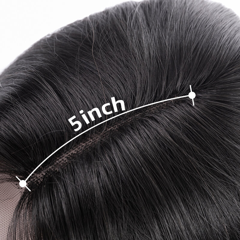 Perucas retas de cabelo humano para mulheres, parte T Lace Front, Remy Hair, parte média Lace Wigs, Natural, linha fina pré-arrancada, 13x5x1