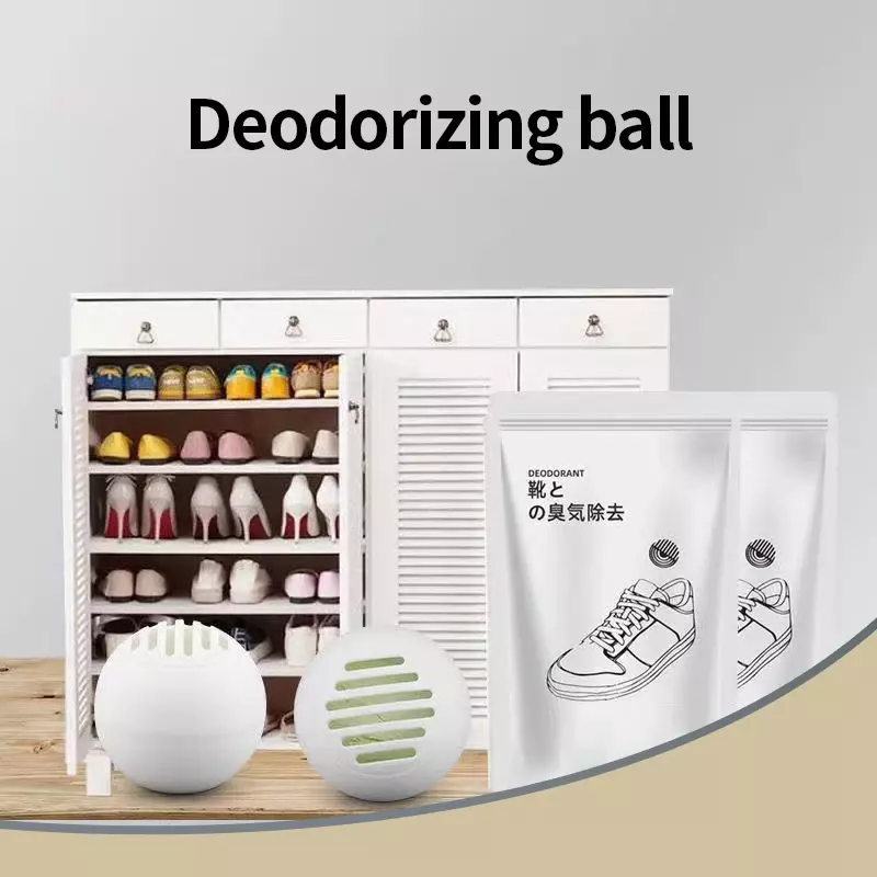 Bolas desodorizadoras para zapatos, ambientadores de aroma, ropa, armario, olor de zapatos, desodorización multifunción, bola fresca