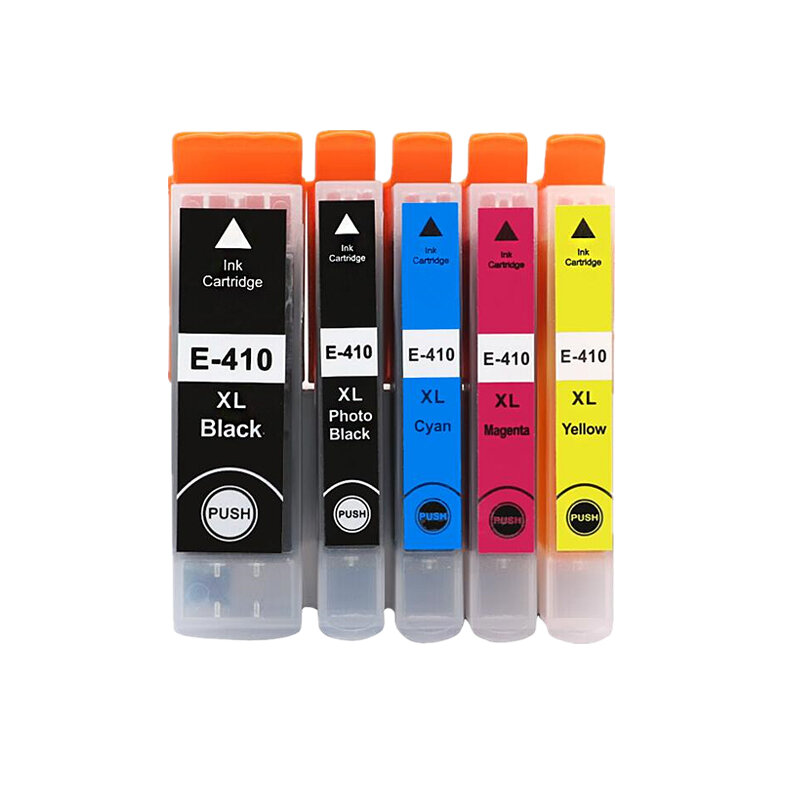 410xl Ink Cartridge Replacement for Epson 410XL 410 XL T410XL to use with Expression XP-630 XP-7100 XP-830 XP-640 XP-530 5colors