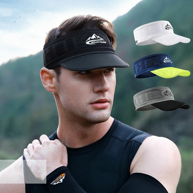 Sports Equipment Sweat-absorbing Headband Sunscreen Visor Summer Baseball Caps Men Hats Elastic Hair Band Women Cap Sports Hats