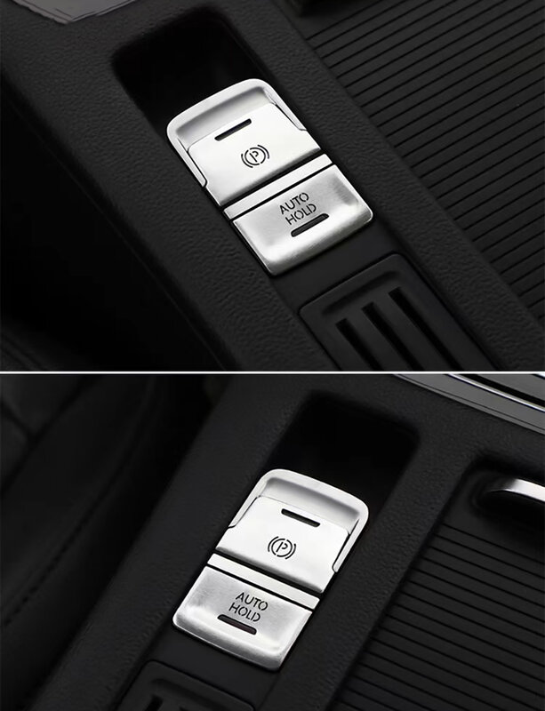 Cubierta adhesiva para freno de mano de coche, accesorio de protección embellecedor para VW Golf 7 7,5 MK7 AT 2015-2019
