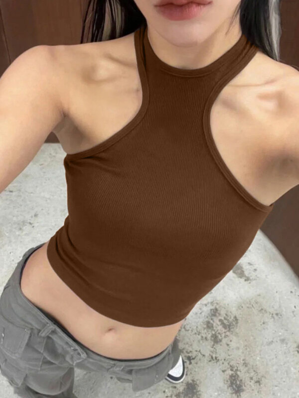 INLUMINE High Elasticity Seamless Sports Crop Top Women Fitness Yoga Tank Tops Female Gym Vest Cheap Wholesale Women Clothes New