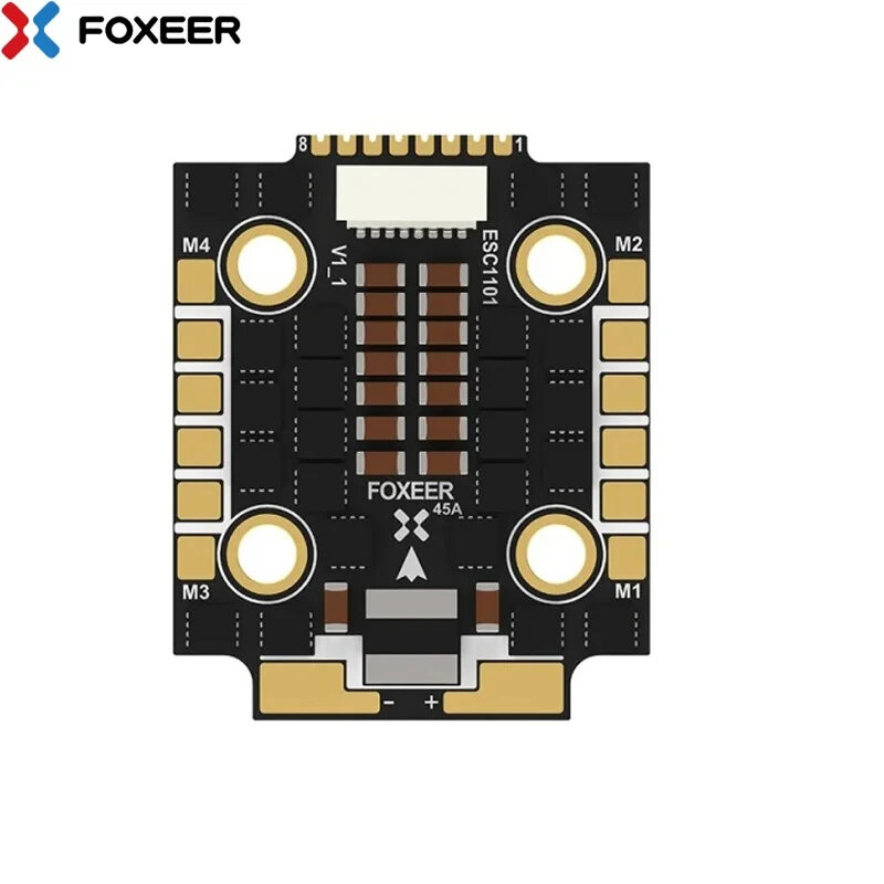 Foxeer รีปเปอร์ F4มินิ45A 60A 65A 128K 4in1 BLHeli32 ESC สำหรับ RC สำหรับแข่ง FPV Drone