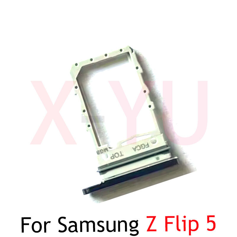 Adaptador de slot para Samsung Galaxy Z Flip 5, Bandeja do cartão SIM, Peças de reposição, Z Flip 5, SM-F731B