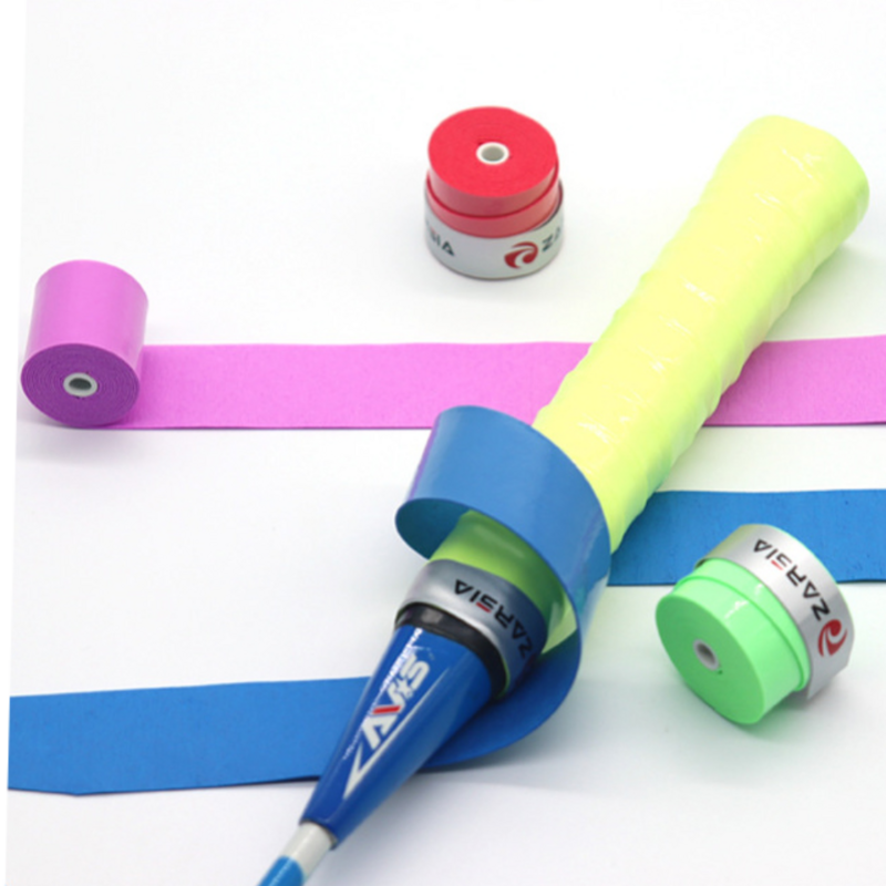 ZARSIA-empuñaduras para raquetas de tenis, accesorio de tacto suave para raqueta de bádminton, Banda de sudor súper viscosa