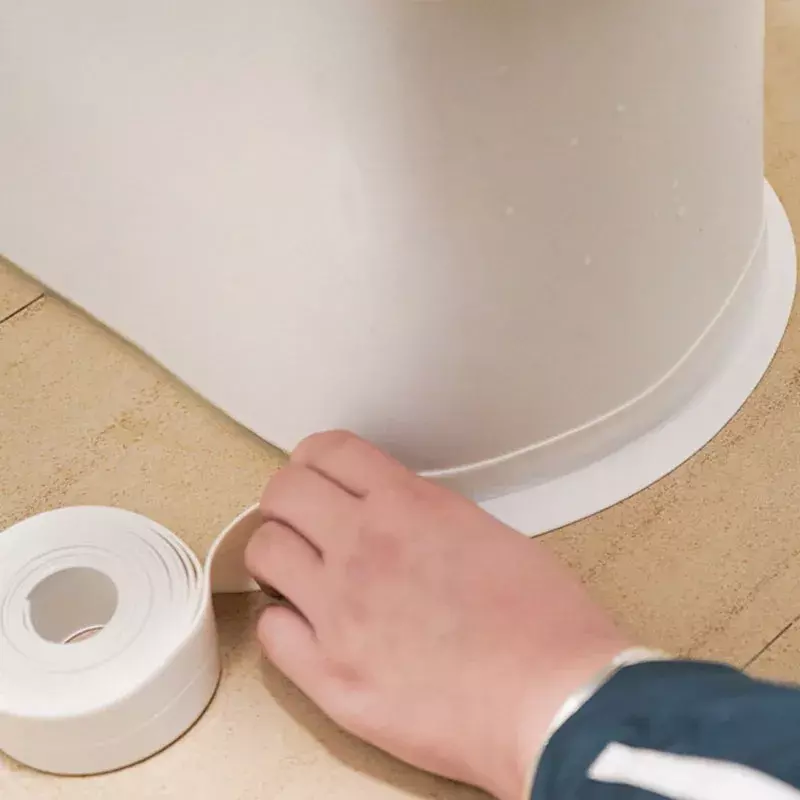 Adesivo da parete impermeabile in PVC autoadesivo lavello stufa crepa striscia cucina bagno vasca da bagno angolo nastro sigillante impermeabile