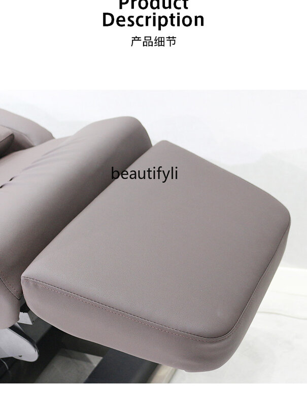 Silla de champú de elevación eléctrica de alta gama para peluquería, silla de champú tailandesa giratoria para salón de belleza, cama de lavado
