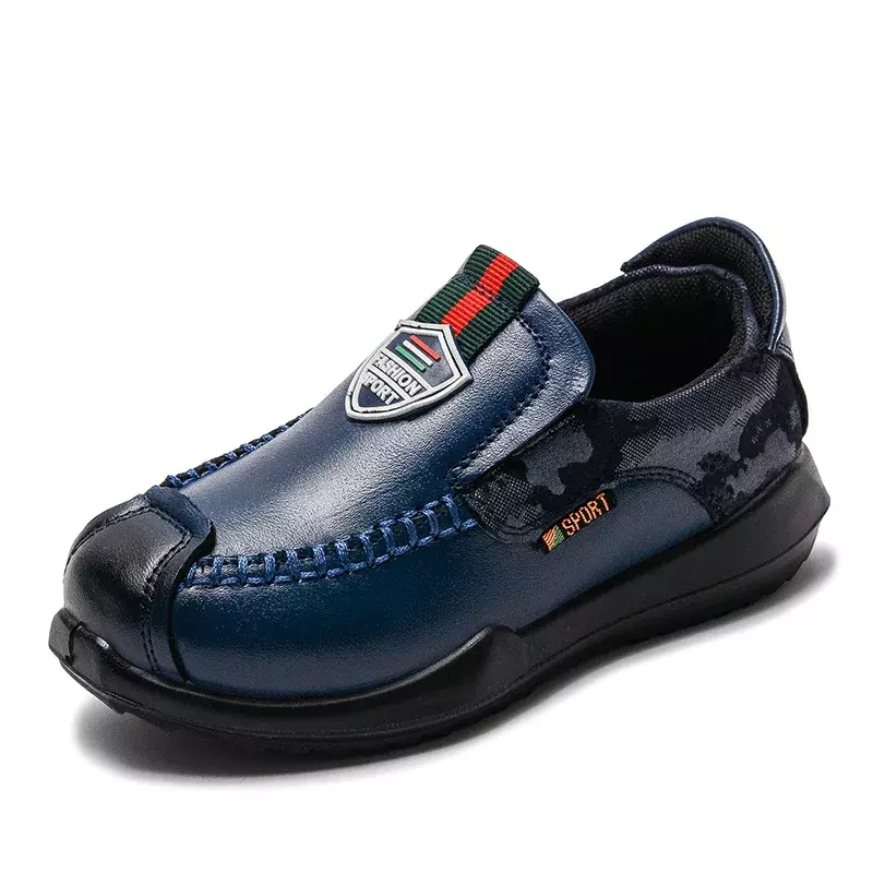 เด็กรองเท้าเด็กหนังแท้รองเท้าเด็กรองเท้าผ้าใบ Loafer รองเท้าหนังนิ่มสุภาพบุรุษมารยาทงานแต่งงานโรงเรียนรองเท้าใหม่