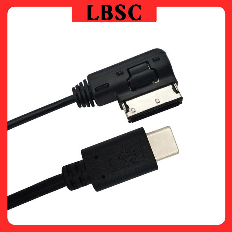 USB 3.1 Tipe C untuk Media Di AMI MDI Charger Kabel Cord untuk VW Audi Q5 Q7 Macbook