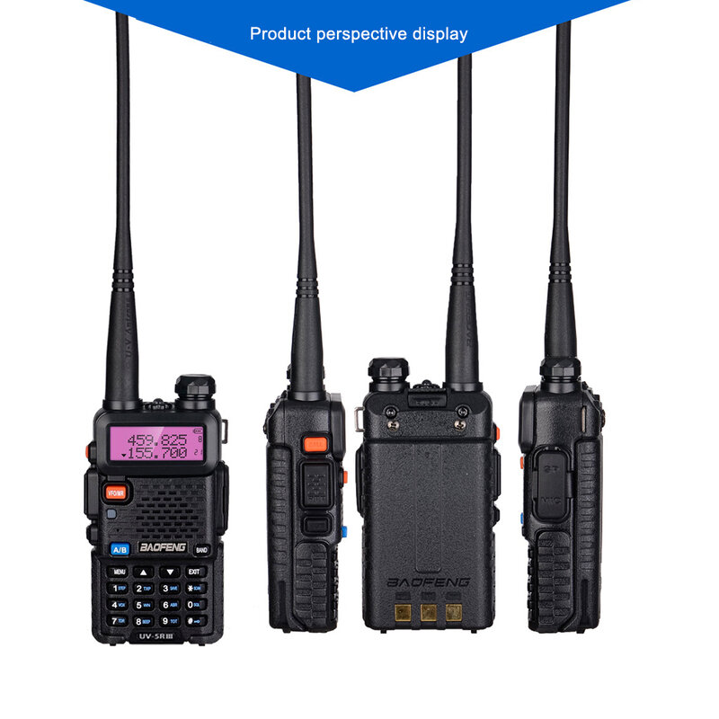 ABS Walkie Talkie With Torch - Stay Connected And Safe In Dark Widely Intercom Radio With Torch