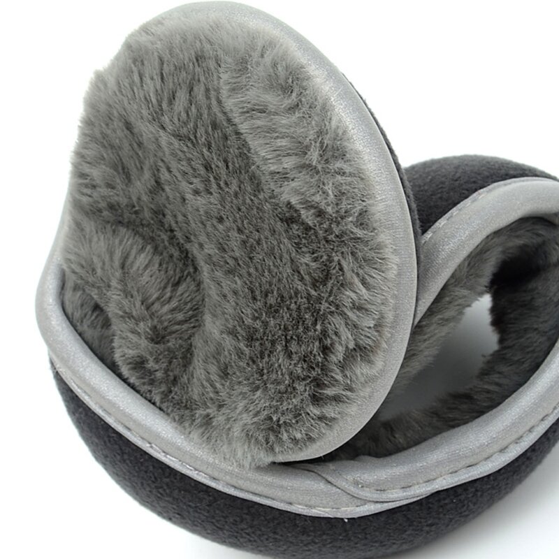 Adult Reflective Trim Decor Earmuff Outdoor Plush Ear Warmer Windproof for Girls Drop shipping