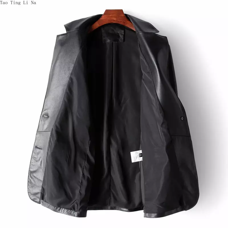 2023 Winter New Women Genuine Leather Jacket Casual Suit Real Sheepskin Jacket H39