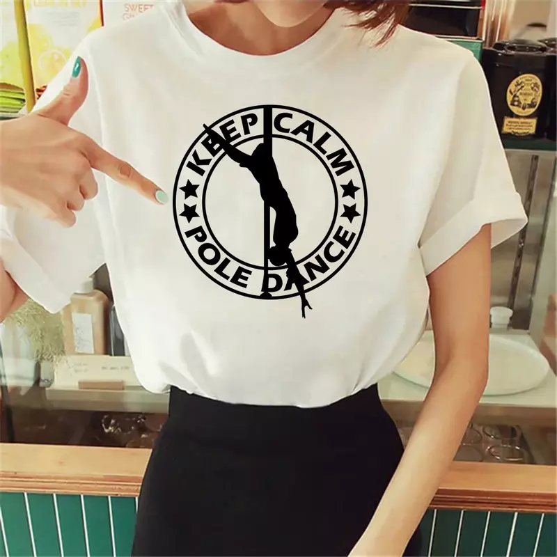 Wowen-camiseta de manga curta feminina com estampa, roupas estilo harajuku, casual, novo, 90