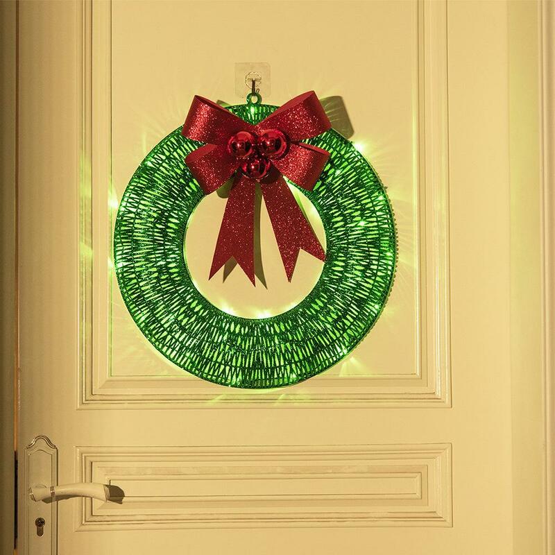 Weihnachts girlande 50cm leuchtend führte warmes Licht festliche Atmosphäre Lichter Wohnzimmer Kinderzimmer Party Dekorationen