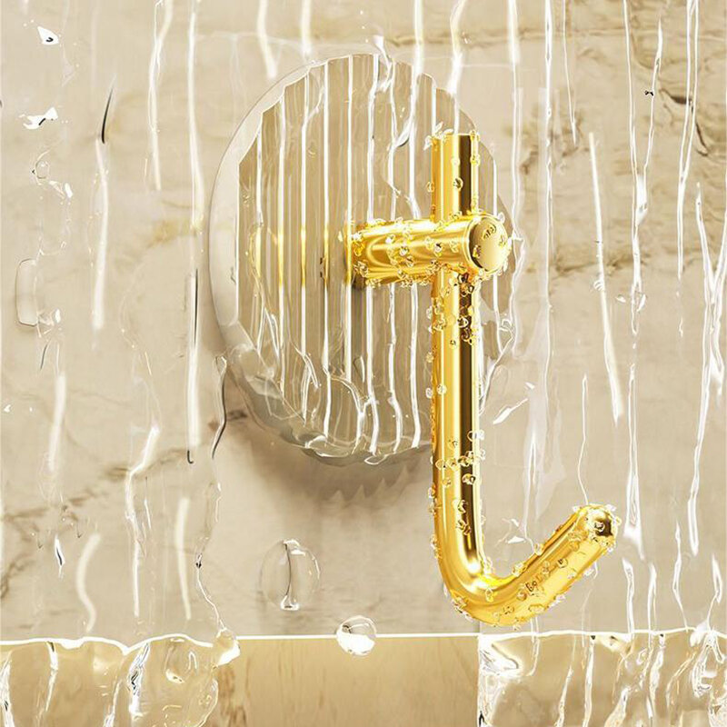 1/4PCS Self-adhesive Wall Hooks Acrylic Bathroom Hooks for Hanging Waterproof Luxury Adhesive Hook Towel Holder Home Accessories