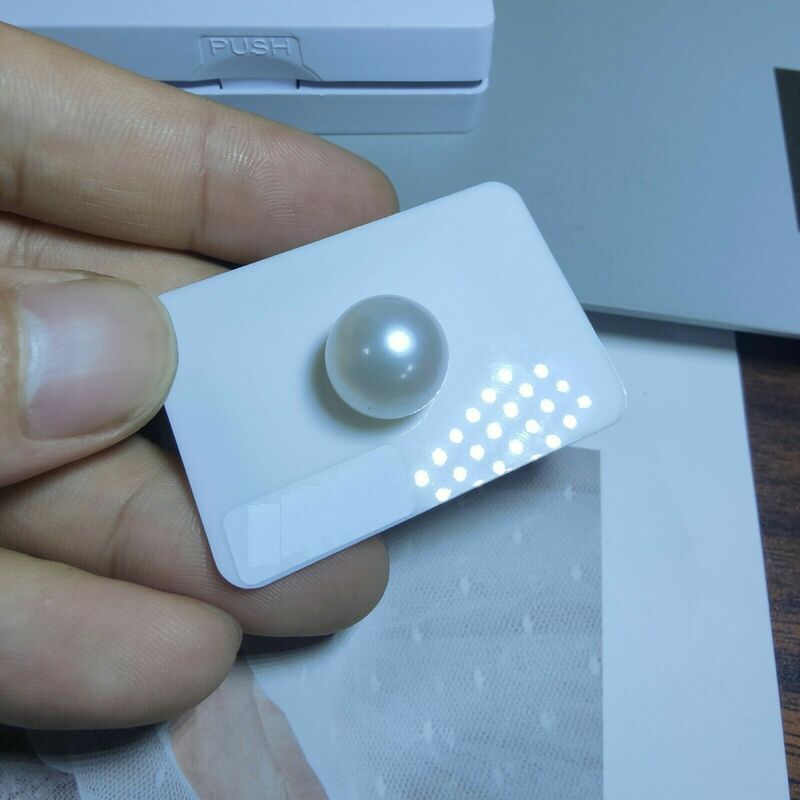Bijoux en diamant de mer du sud de 15mm, perles rondes naturelles, véritables, blanches, AAA