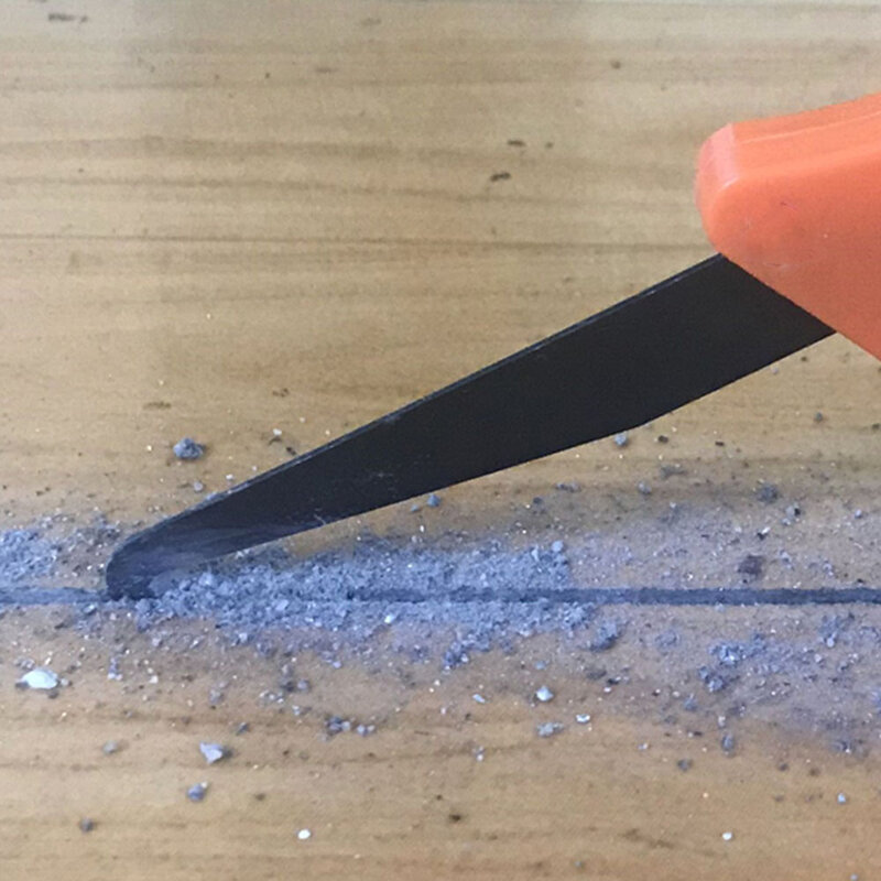 Profissional telha cerâmica gap lâmina gancho faca telhas ferramenta de reparo velho argamassa limpeza poeira remoção aço construção ferramentas manuais