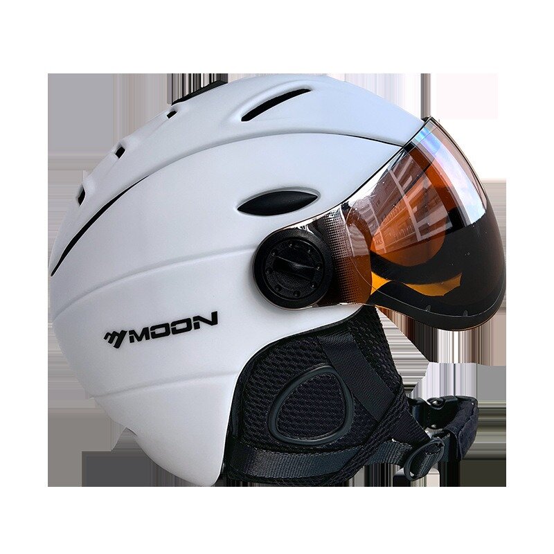 Casco da sci con occhiali sport invernali all'aperto casco da sci sicurezza sci Snowboard Snow Skateboard Helmet