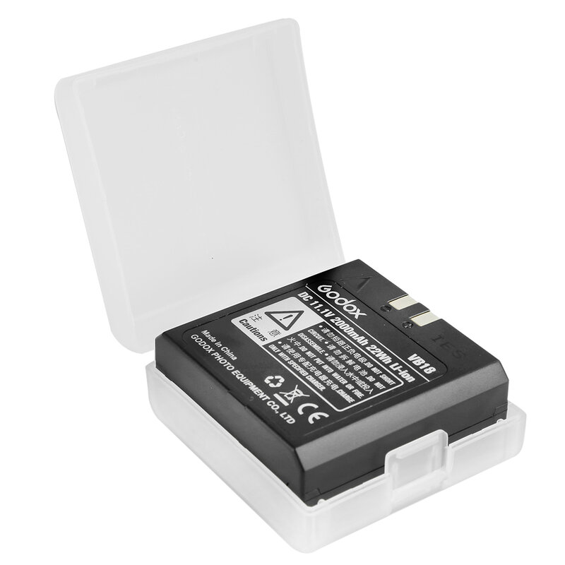 Godox-Batería de iones de litio VB18 DC, 11,1 V, 2000mAh, 22WH, para Ving V850, V860C, V860N, Flash Speedlite (batería de VB-18)