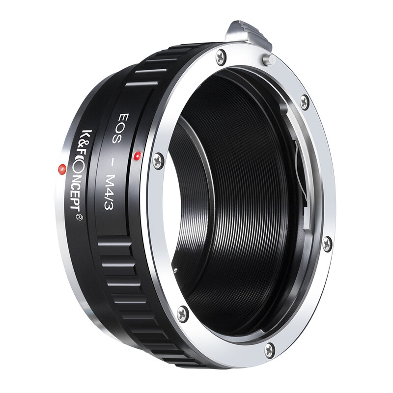 K & F CONCEPT สำหรับ EOS-M4/3 สำหรับเลนส์ Canon EOS EF เลนส์ M4/ 3 MFT Olympus PEN และ Panasonic Lumix Cameras