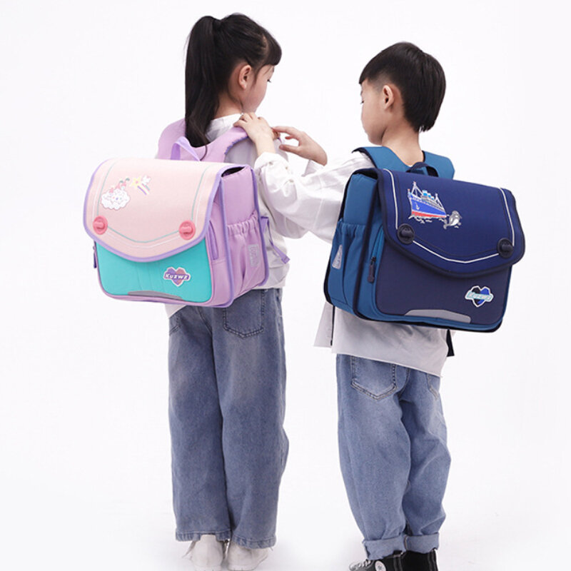 Trẻ Em Hoạt Hình Sinh Viên Ngang Anh Đơn Giản Lưng Trở Lại Học Bé Gái Bé Trai Công Suất Lớn Schoolbags Cho Du Lịch Hot