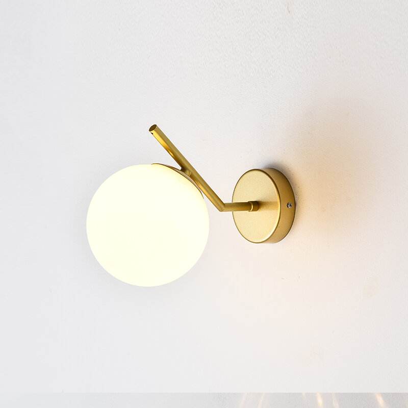 Lâmpada de parede minimalista nórdico, luz criativa, abajur luxuoso do hotel, fundo da tevê, quarto, moderno