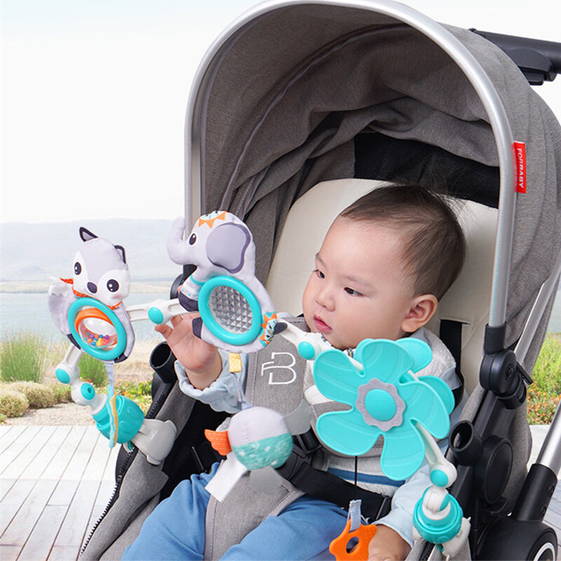 Arch Toys portáteis para o bebê, Bouncer Toy Bar, Travel Play, Carrinho Sensorial, Desenvolvimento de Habilidades Motoras, Babie