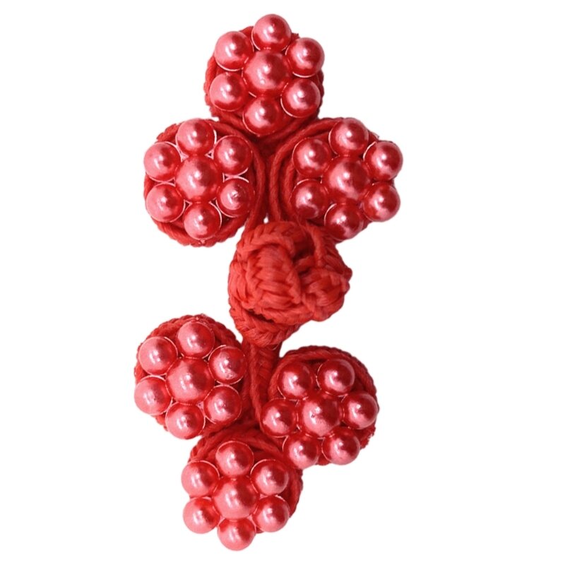 Chińskie guziki zapięcie węzeł zapięcie do szycia okrągłe kolorowe koraliki Cheongsam guziki Craft DIY koszula sweter