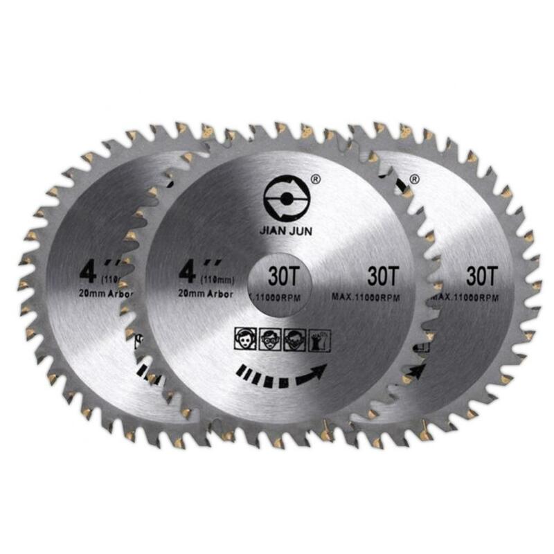 Circular Saw Blade Disc, Wood Cutting Tool, Diâmetro do furo 20mm, Rotary Tool, Woodworking, 105mm