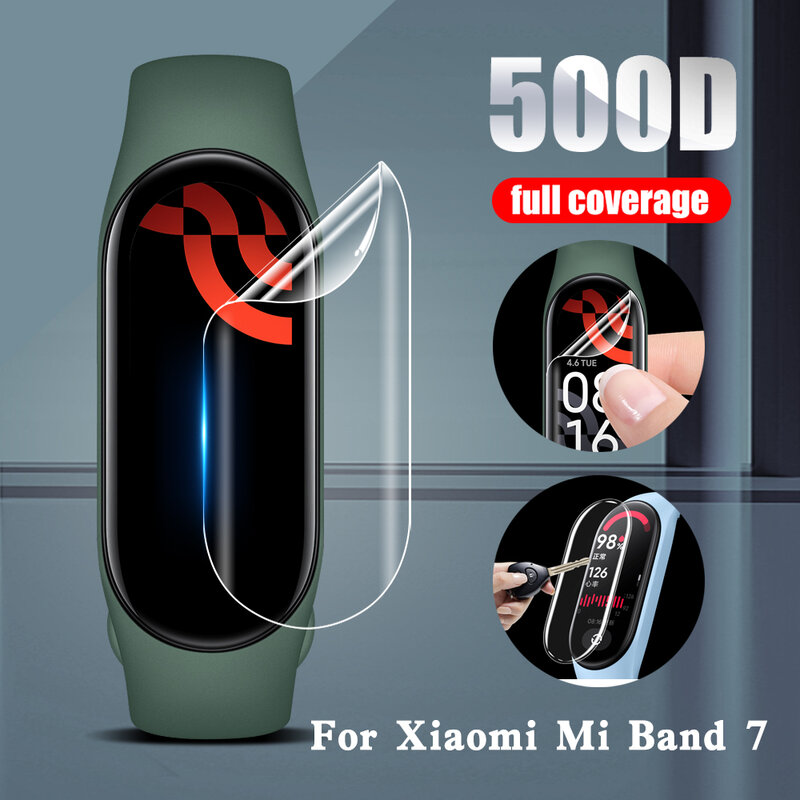 Untuk Xiaomi Mi Band 7 Pelindung Layar Film Hidrogel Mi Band 7 7NFC 7Pro Film Pelindung untuk Mi Band7 Miband7 Aksesoris Smartwatcg
