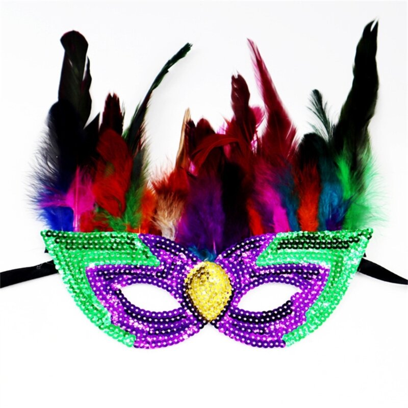 Lady Festival Oogmasker Halfgelaatsmasker Maskerade Party Dance Halloween-kostuums