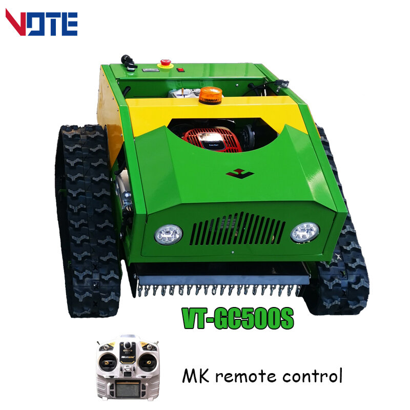 Macchine agricole Miniature Crawler Electric Home Robot Ride falce Bar Green Remote Control Lawn Remote Mower personalizzato