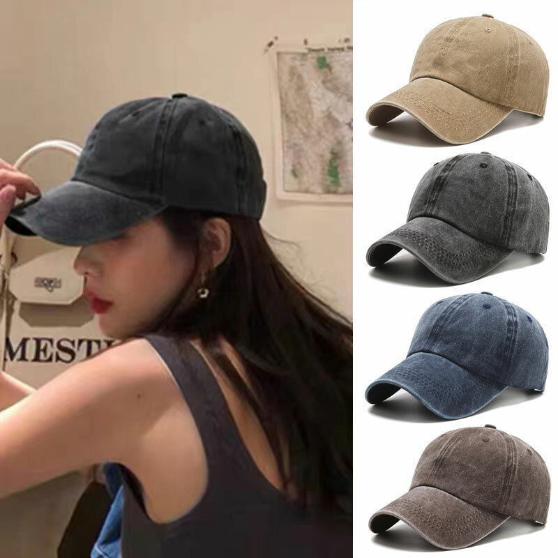 Fashion Sports Hat Cotton Soft Top Visor Caps Casual Outdoor Snapback Hat Cotton Baseball Cap for Men and Women