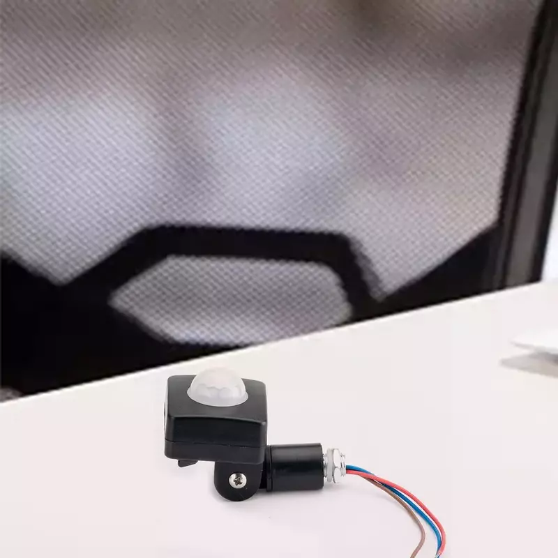 Mini pequeno sensor infravermelho para corpo humano luz de inundação, sistema de três fios, interruptor fino, 10 12mm, novo