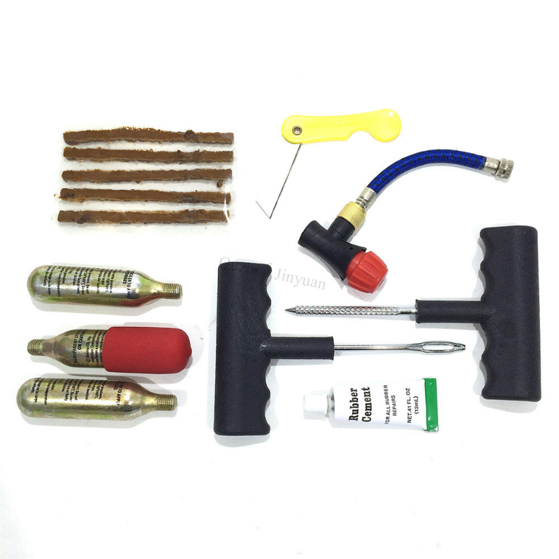 Accessori per moto di alta qualità Kit di riparazione pneumatici Tubeless/strumento di riparazione pneumatici per il commercio all'ingrosso JYMT-014