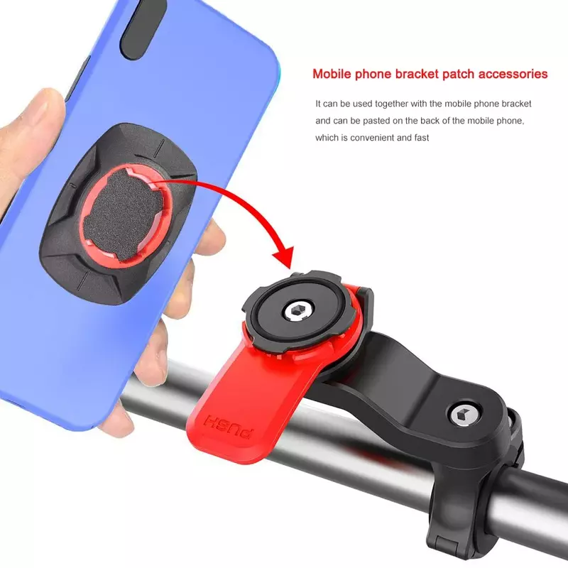 Nuovo supporto per telefono per bici da moto resistente agli urti MTB bicicletta Scooter manubrio per bici supporto per blocco rapido di sicurezza supporto per telefono