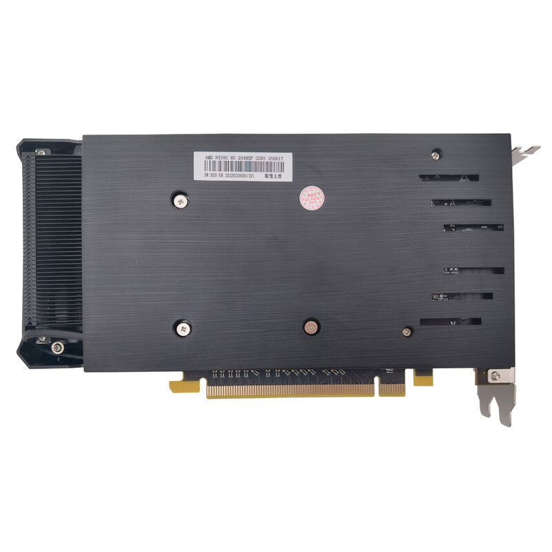 Unika AMD RX580 8GB 2048SP Gaming Graphics Card GDDR5 256Bit PCI Express 3.0 ×16 8Pin Radeon GPU RX 580 Series placa de video