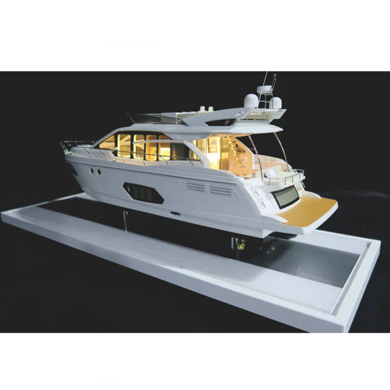 Модель корабля 60 см, роскошная модель яхты, модель корабля, изысканное украшение, подарок