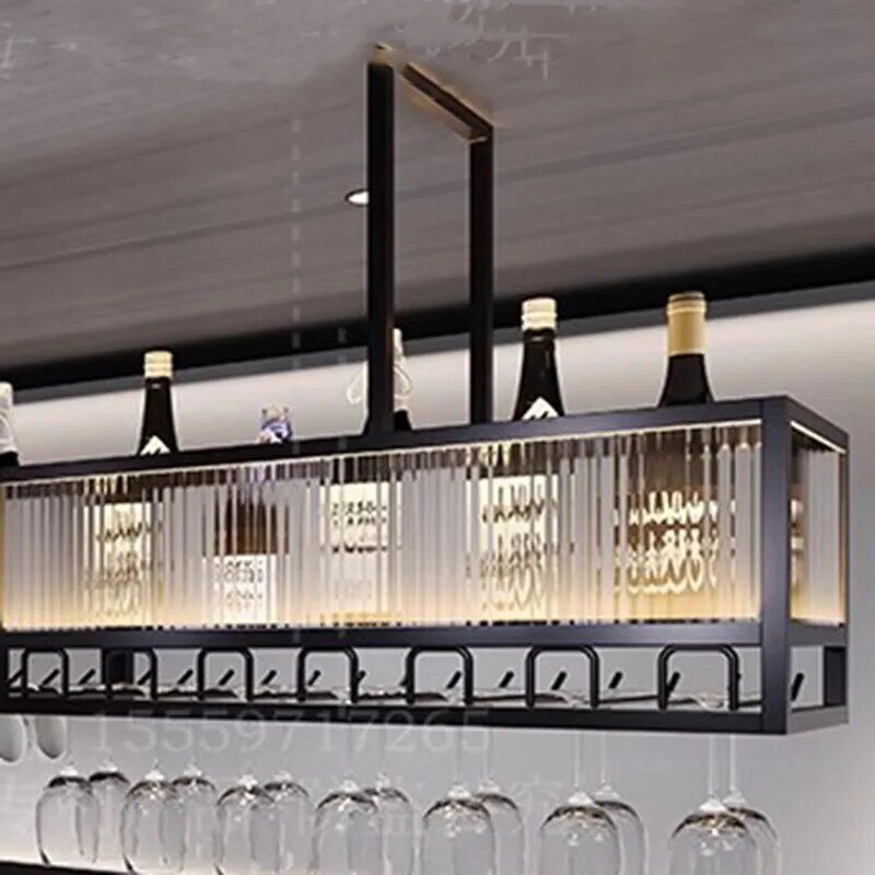 Armario de diseño Para botellas de Vino, Mueble Industrial Para Whisky, sala de estar, Bar único, estantes Para restaurante