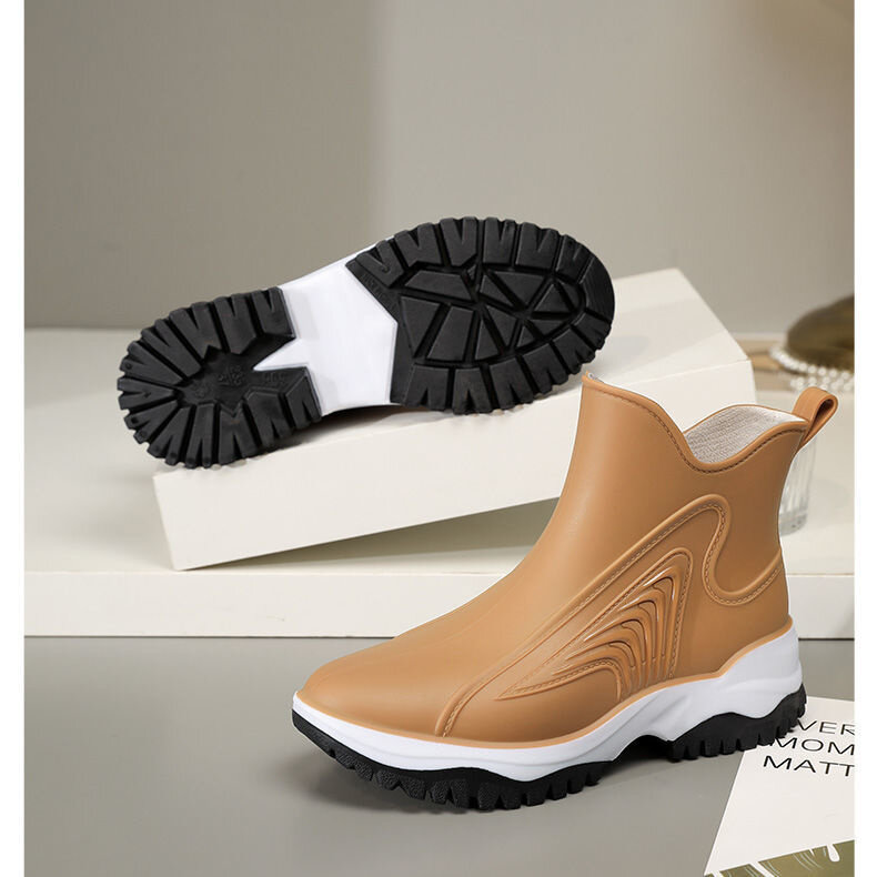 Zapatos de lluvia japoneses de alta calidad para mujer, antideslizantes e impermeables, versátiles, a la moda, 2022