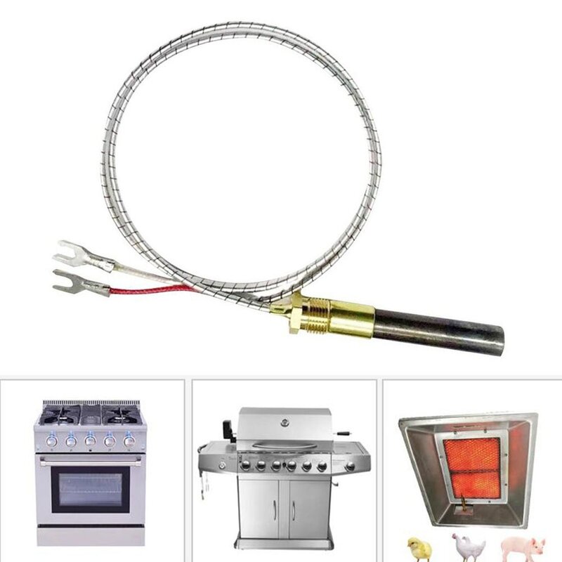 Calentador de agua caliente para electrodomésticos de propano, 1 piezas, termopila de Metal de 36 pulgadas, piezas de mejora para el hogar