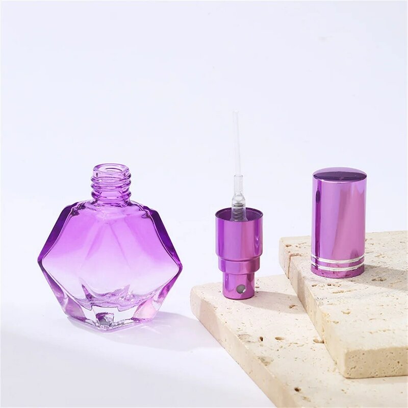 Kleurrijke Glazen Spuitflessen Protable Navulbare Verstuiver Reizen Parfumfles Fijne Mistsproeier Lege Cosmetica Voor Op Reis