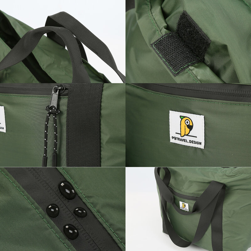 Foldable Carry-on Travel Bag Tote Handbag Multifunction Swimming Training Fitness Yoga Bag Large Capacity Luggage Backpack