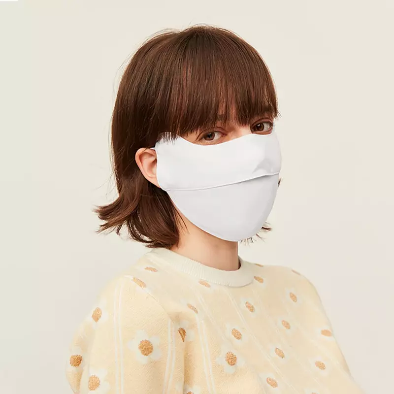 Новинка, летняя уличная Солнцезащитная маска OhSunny с защитой от УФ-лучей, быстросохнущая дышащая охлаждающая ткань с открытым носом, однотонные маски