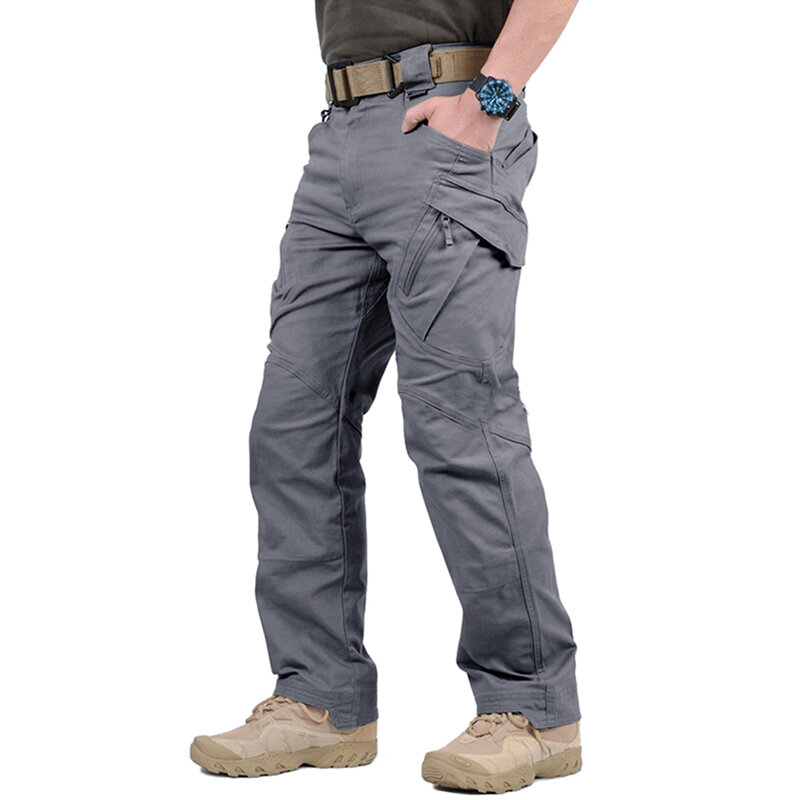 Più il Formato Città Tattici Pantaloni Uomo Militare Impermeabile Pantaloni Da Combattimento Degli Uomini Army SWAT Multi-tasche di Usura-Resistente Jogging s-5XL