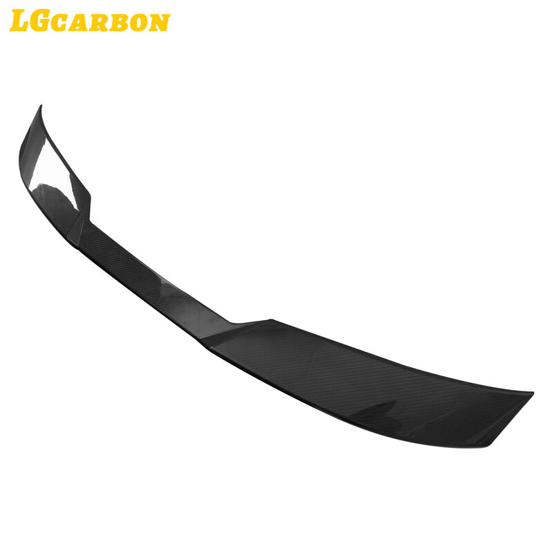 LGcarbon Dry Carbon Fiber Car Rear Spoiler Wing Lip For BMW G87 M2 2022-IN Rear Lip Boot Wing